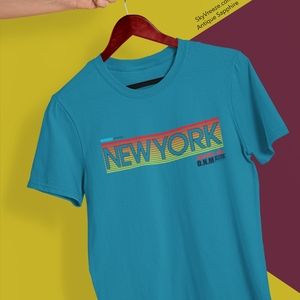 Color - Antique Sapphire - Mens Short Sleeve T-shirt -